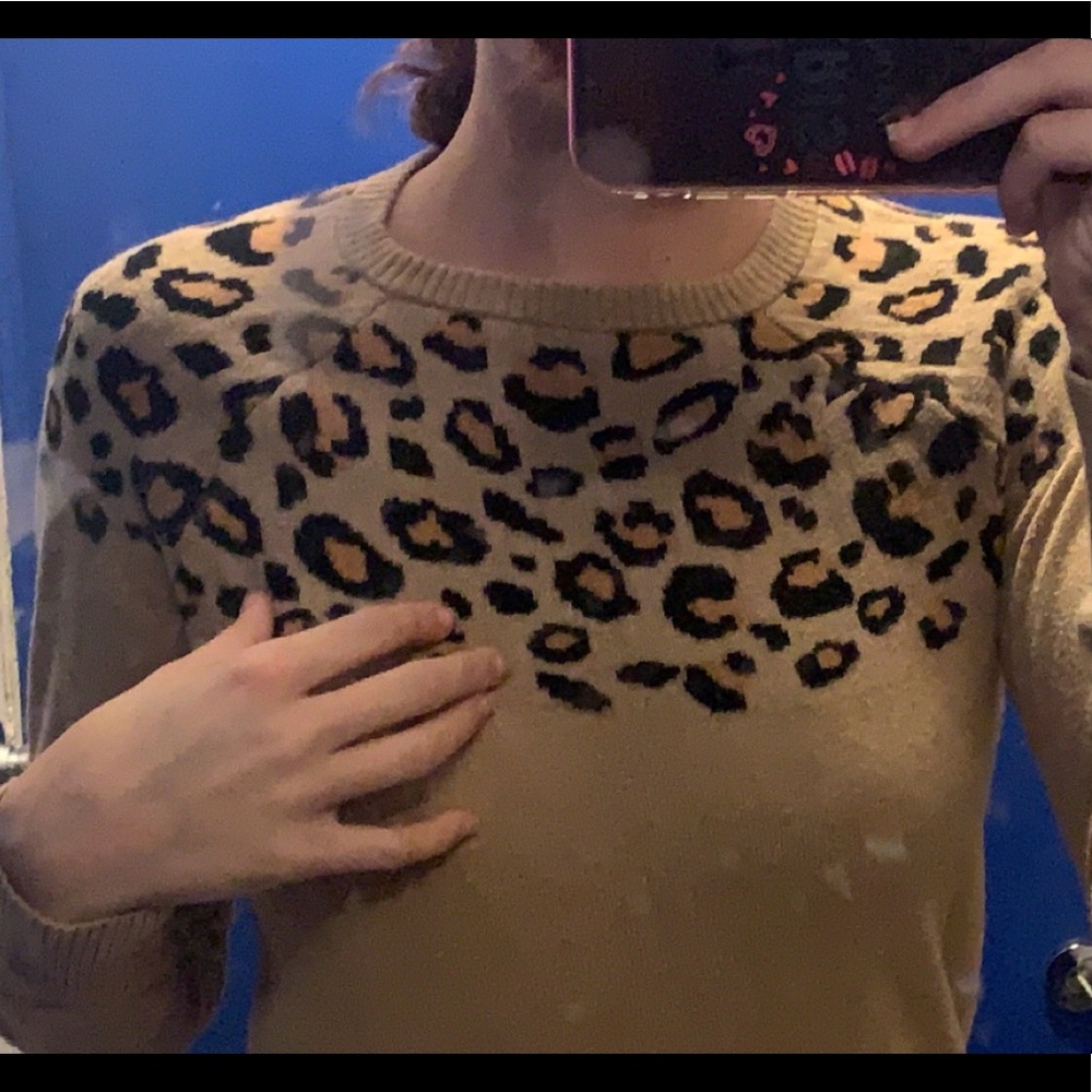 Cheetah print shirt